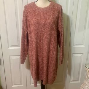 Roxy pastel life sweater dress Etruscan  Red